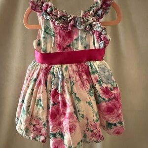Janie and Jack Pink Floral Dress